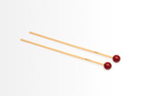K15 – SMALL CHERRY RED PHENOLIC/BRASS INSERT