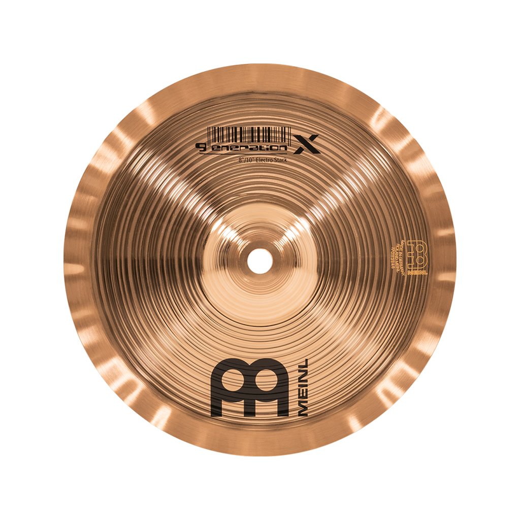 MEINL Cymbals GX-8/10ES 8inch/10inch Generation X Electro Stack  