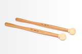 BD2H – SMALL HEAD CHAMOIS BASS DRUM MALLETS HICKORY SHAFTS (SOLD IN PAIRS)
