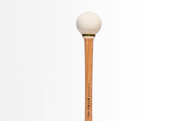 BD3H – LARGE HEAD CHAMOIS BASS DRUM MALLET HICKORY SHAFT (SINGLE MALLET)